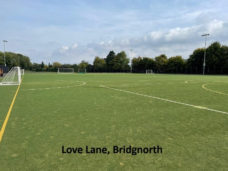 Bridgnorth - Cycle track : Image credit PlayFootball